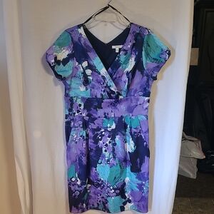 Dressnarn Purple and Blue Women's Dress Size 14